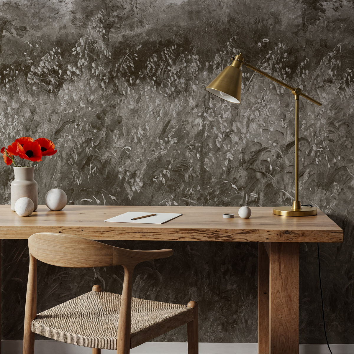 Meadow Whisper, Earth Mural Wallpaper - room preview 03