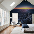 Mountanous Sunrise Mural Wallpaper - room preview 03