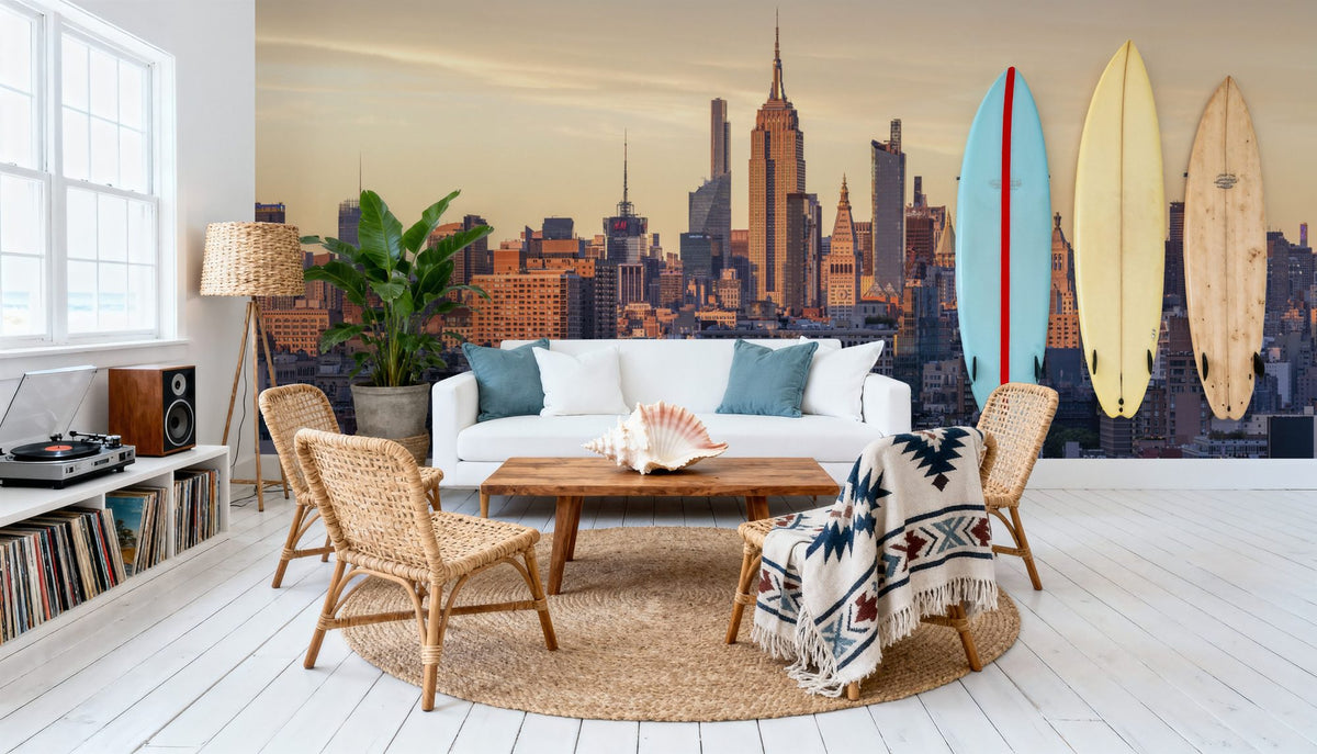 Midtown Sunsets Mural Wallpaper - room preview 03