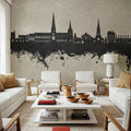 Lichfield England Skyline Concrete Mural Wallpaper - room preview 03