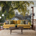 Golden Tree Bridge Mural Wallpaper - room preview 03