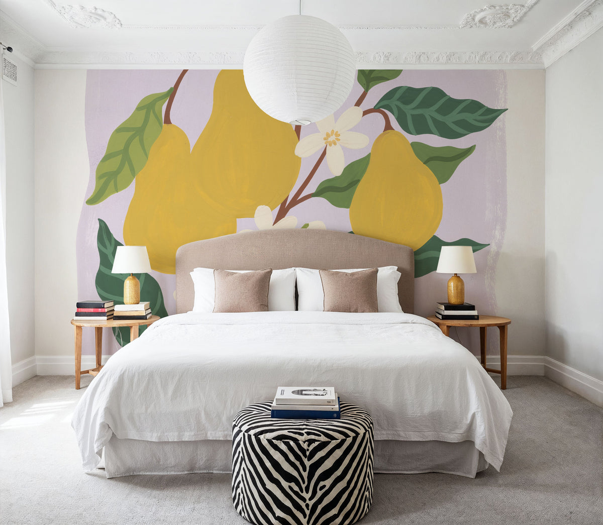 Marche Aux Fruits III Mural Wallpaper - room preview 03