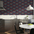 Moody Tiles, Cool Mural Wallpaper - room preview 03