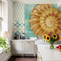 Shell Tiles I Mural Wallpaper - room preview 03