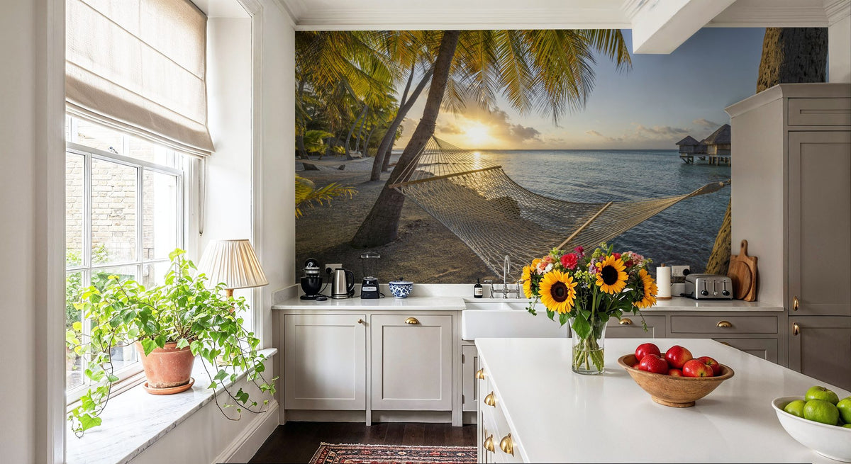 Tikehau Sunset Mural Wallpaper - room preview 03