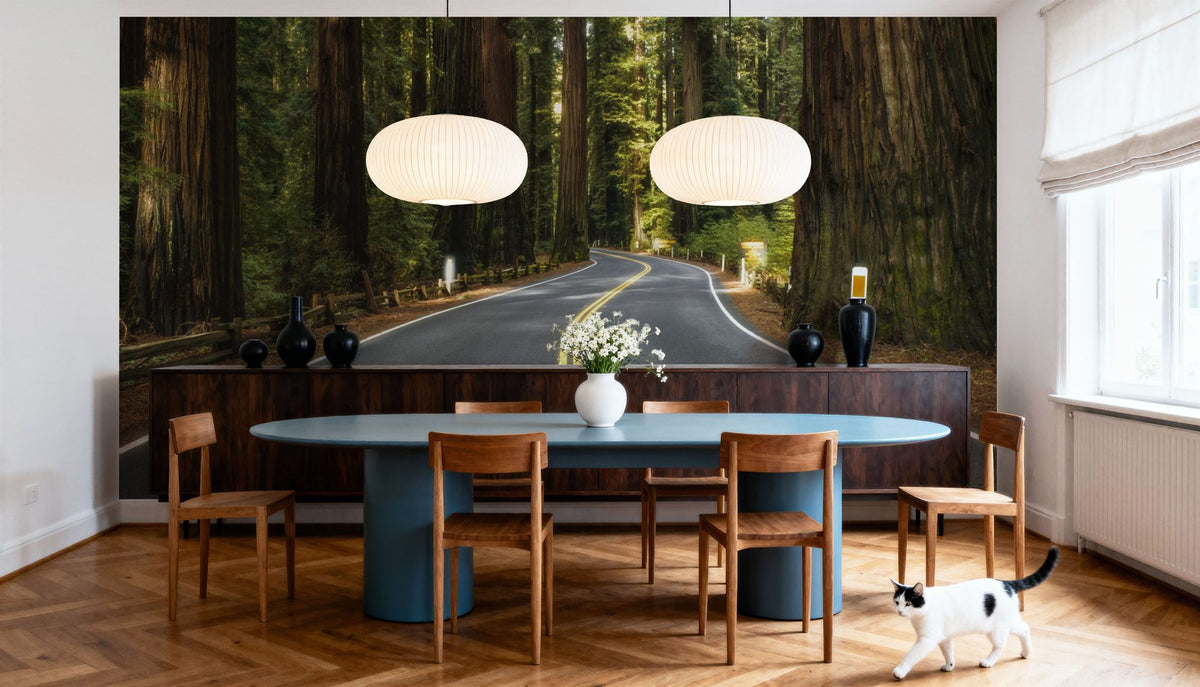Redwood Odyssey Mural Wallpaper - room preview 03