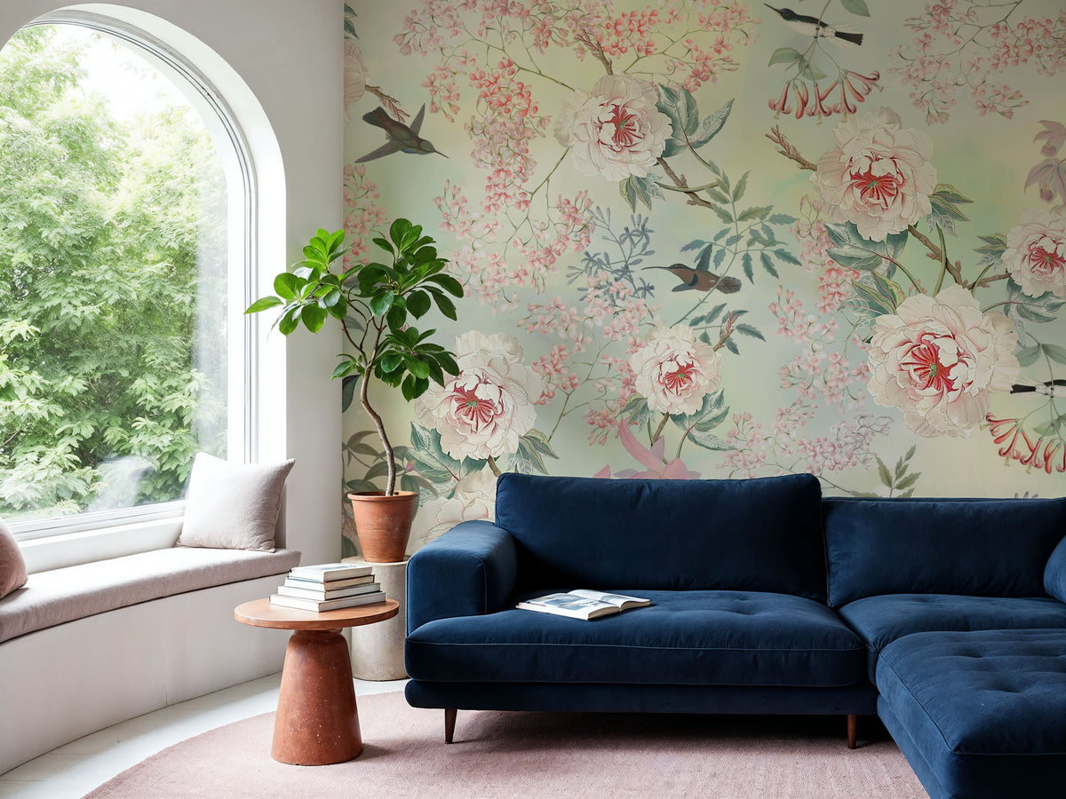 Birds Delight Mural Wallpaper - room preview 03