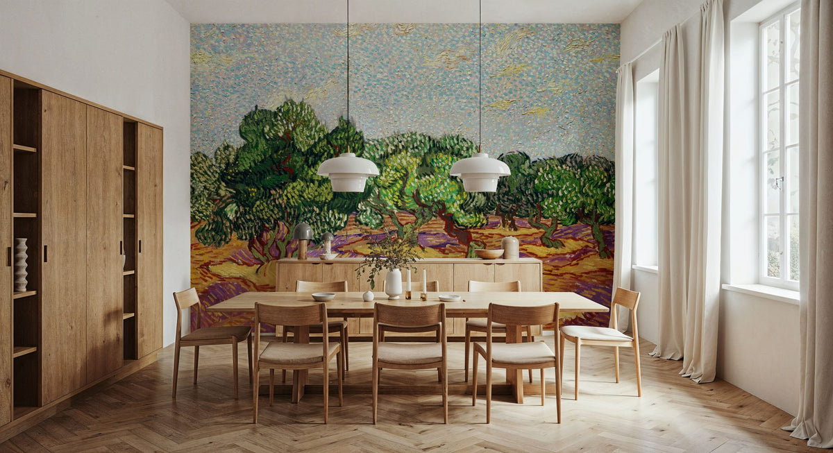 Olive Trees Mural Wallpaper - room preview 03