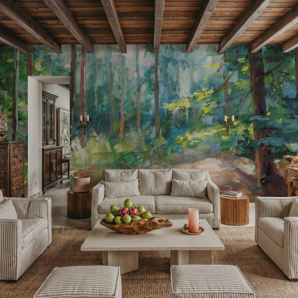 Woodland Reverie Mural Wallpaper - room preview 03