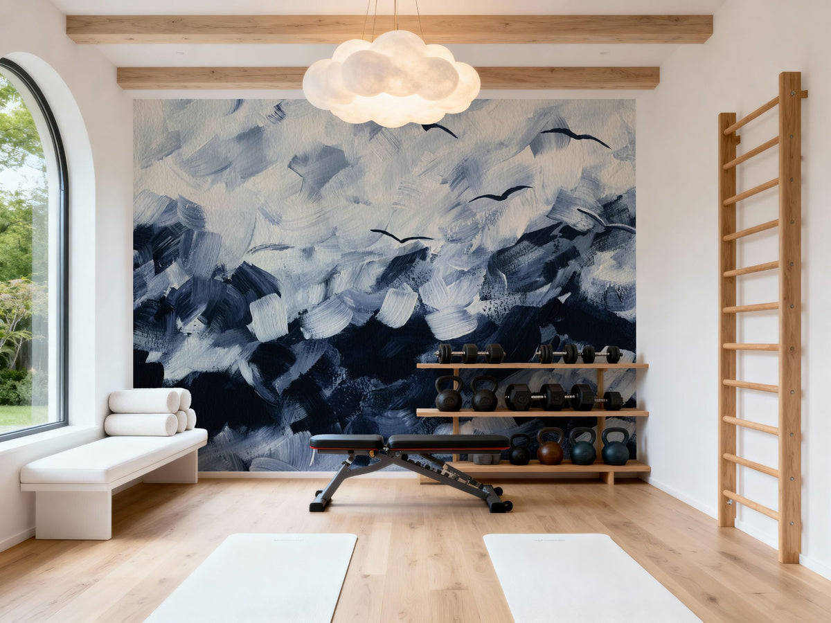 Stormy Sea Mural Wallpaper - room preview 03