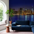 Downtown Skyline Mural Wallpaper - room preview 03
