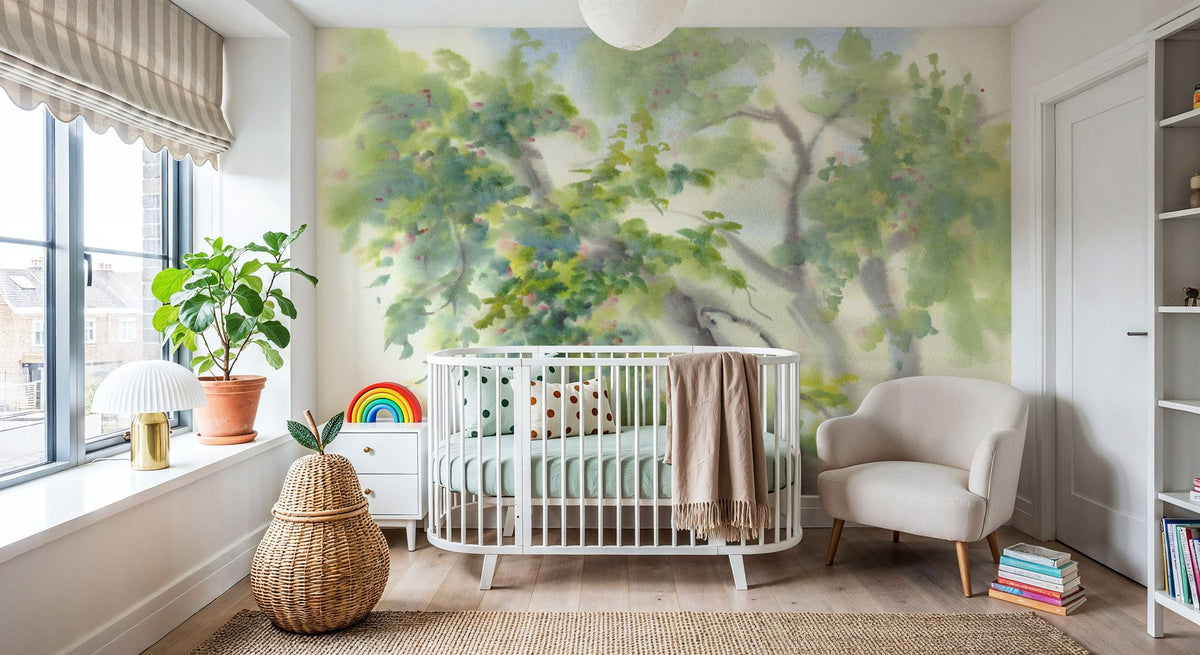 Floral Wallpaper Mural – Flower Wallpaper – Blossom Whisper wall measurement