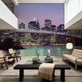 Illuminated Bridge Mural Wallpaper - room preview 03