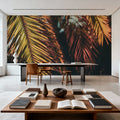 Old Palm Leaves Mural Wallpaper - room preview 03