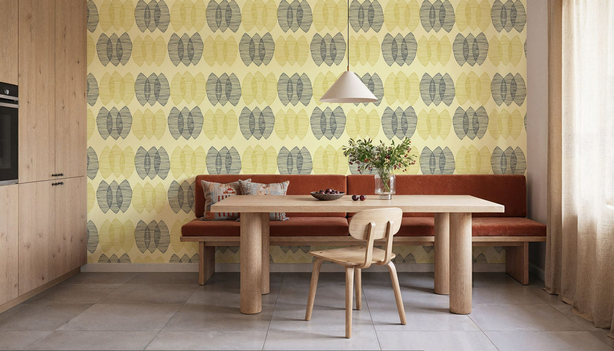 Jump Leaves Mural Wallpaper - room preview 03