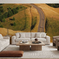 Cycling Through Golden Hills Mural Wallpaper - room preview 03