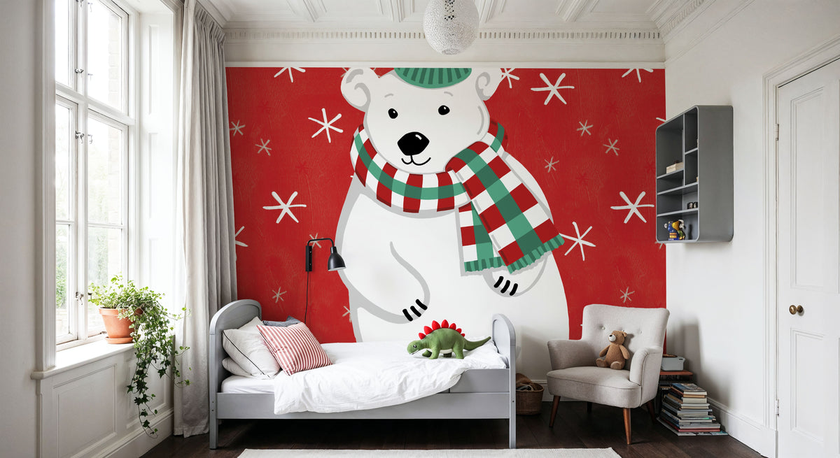 Festive Christmas III Mural Wallpaper - room preview 03