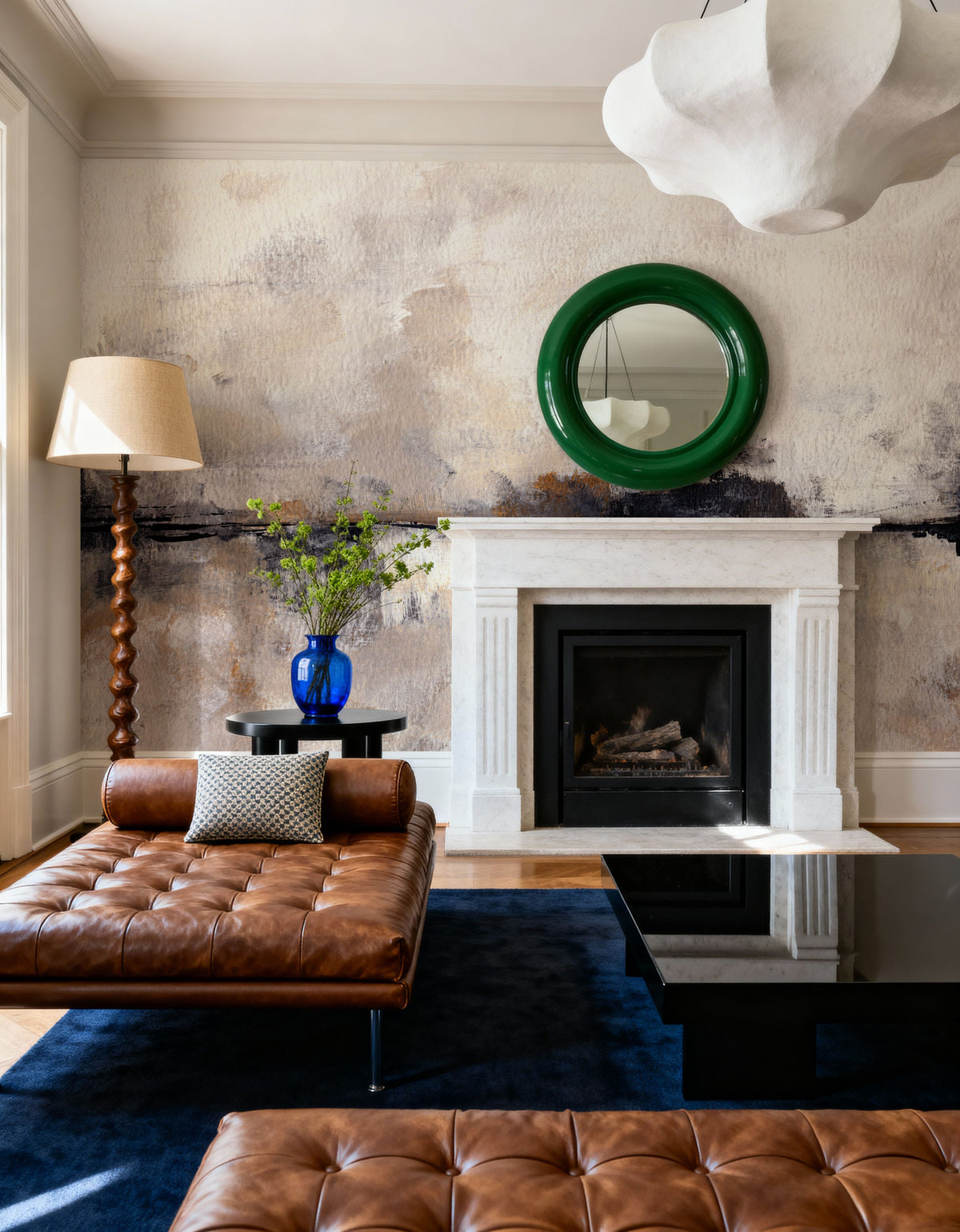 Abstract Landscape Mural Wallpaper - room preview 03