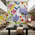 Annes Flowers I Mural Wallpaper - room preview 03
