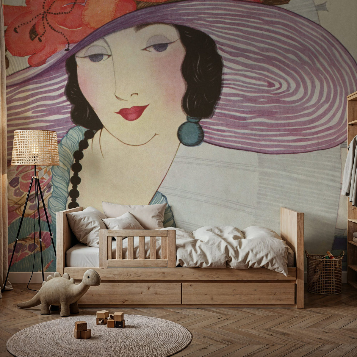 Vintage Fashion Cover XI Mural Wallpaper - room preview 03