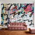 Lots of Love III Mural Wallpaper - room preview 03