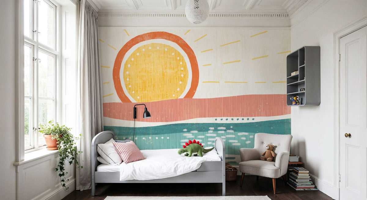 Sunrise Thoughts Mural Wallpaper - room preview 03