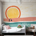 Sunrise Thoughts Mural Wallpaper - room preview 03