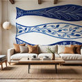 Coastal Chinoiserie VIII Mural Wallpaper - room preview 03