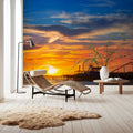 Santa Monica Pier Sunset Mural Wallpaper - room preview 03