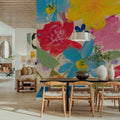 Ecstatic Floral I Mural Wallpaper - room preview 03