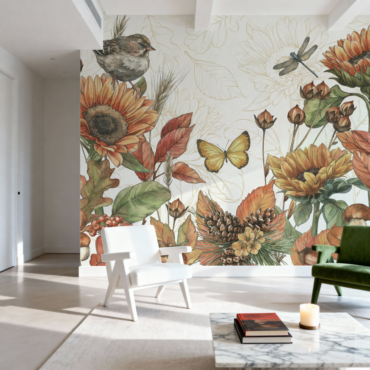 Harvest Home I Mural Wallpaper - room preview 03