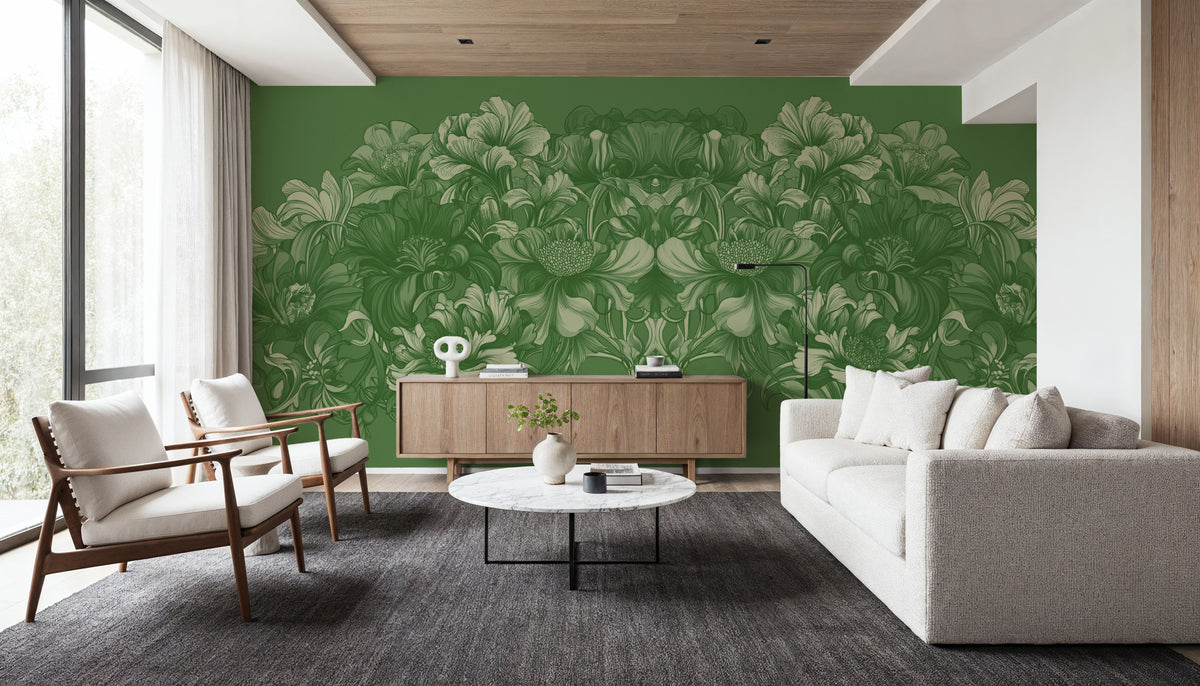 Scandi Flower III Mural Wallpaper - room preview 03