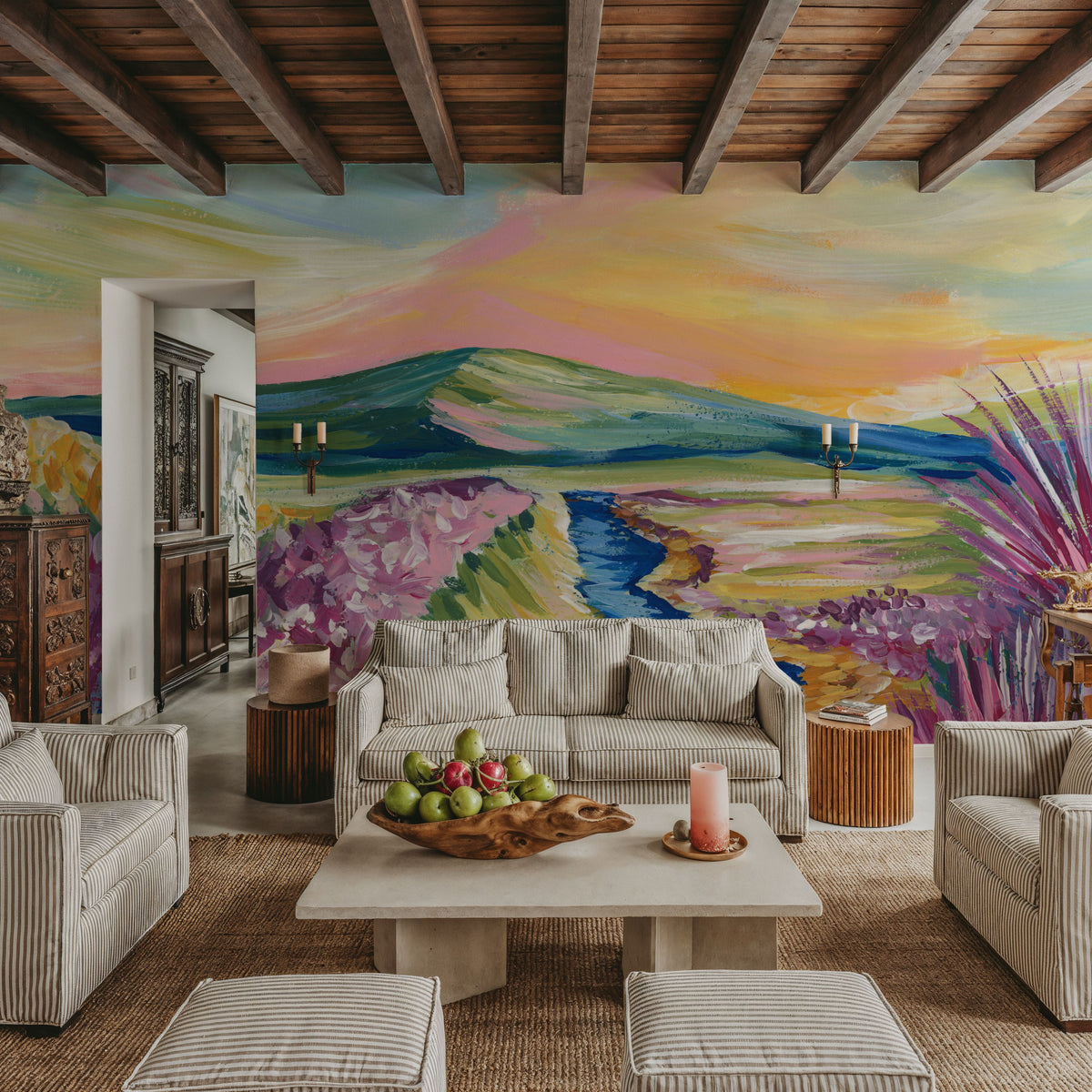 Spring Meadow I Mural Wallpaper - room preview 03