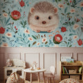 Hello Hedgehog Mural Wallpaper - room preview 03