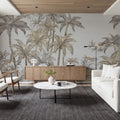 Palm Abode, Stone Mural Wallpaper - room preview 03