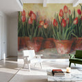 Pattys Tulips Mural Wallpaper - room preview 03