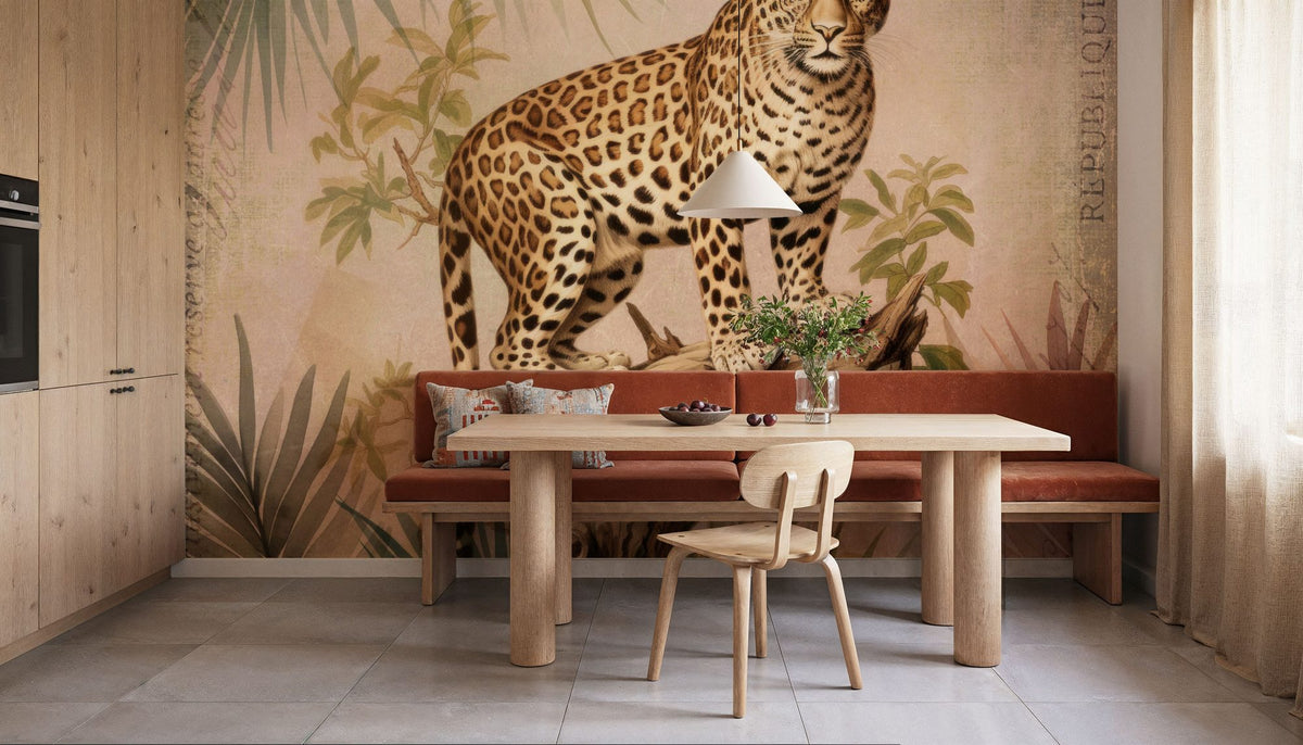 Cheetahs Exotic Jungle Mural Wallpaper - room preview 03