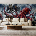 The Octopus Beast II Mural Wallpaper - room preview 03