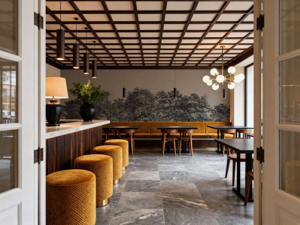 Over the Treetops, Bone Mural Wallpaper - room preview 03