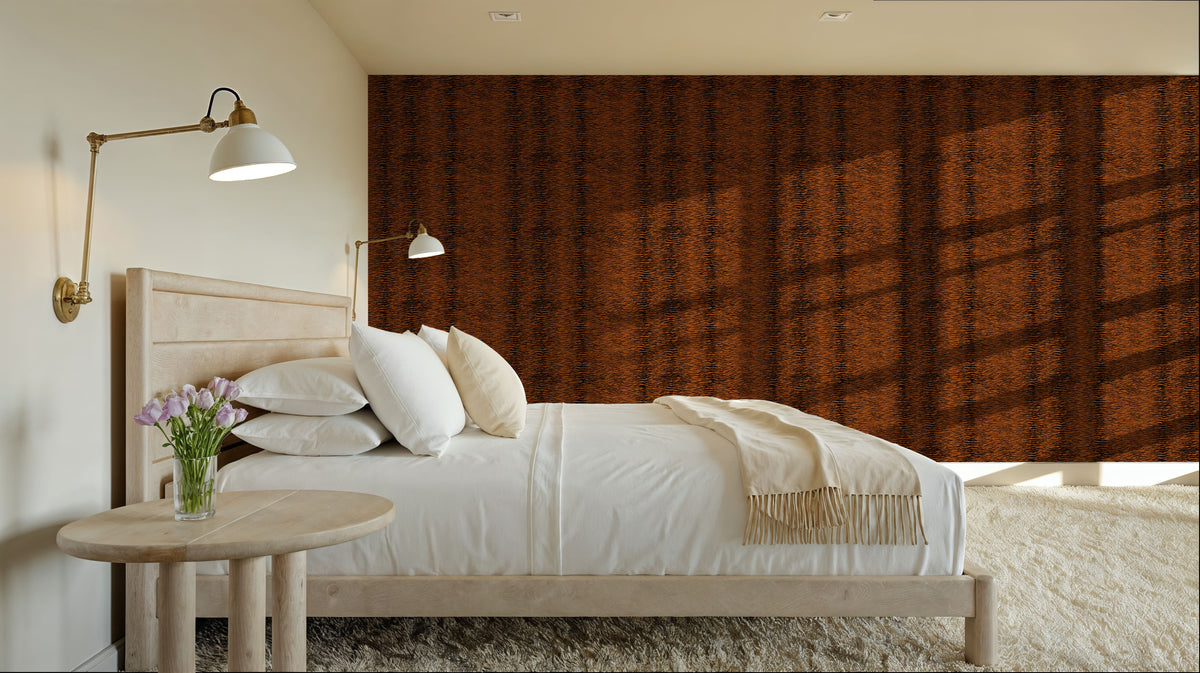 Panthera Tiger, Pumpkin Mural Wallpaper - room preview 03
