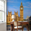 Big Ben Tower and Thames River Mural Wallpaper - room preview 03