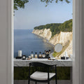 Chalk Cliffs Panorama Mural Wallpaper - room preview 03