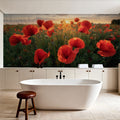 Butterfly Flowers Mural Wallpaper - room preview 03