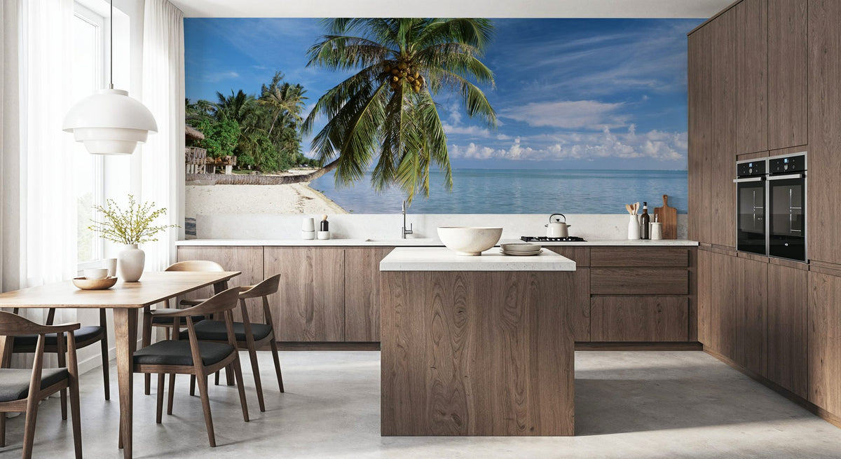 Tropical Beachside Haven Mural Wallpaper - room preview 03