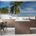 Tropical Beachside Haven Mural Wallpaper - room preview 03