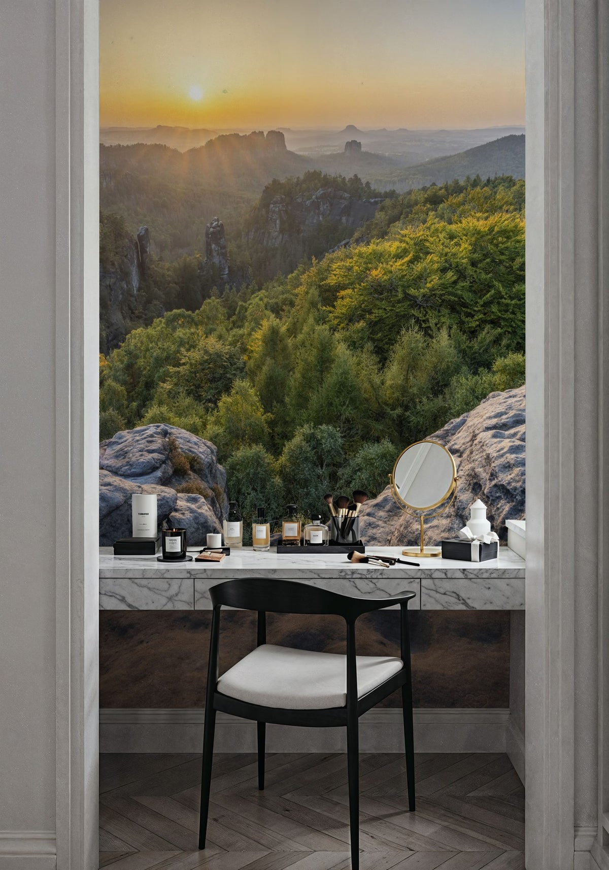 Carolafelsen Sunset Mural Wallpaper - room preview 03