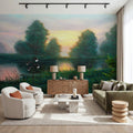 Riverside Twilight Mural Wallpaper - Edition 3 - room preview 03