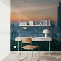 Taipei Sunset II Mural Wallpaper - room preview 03