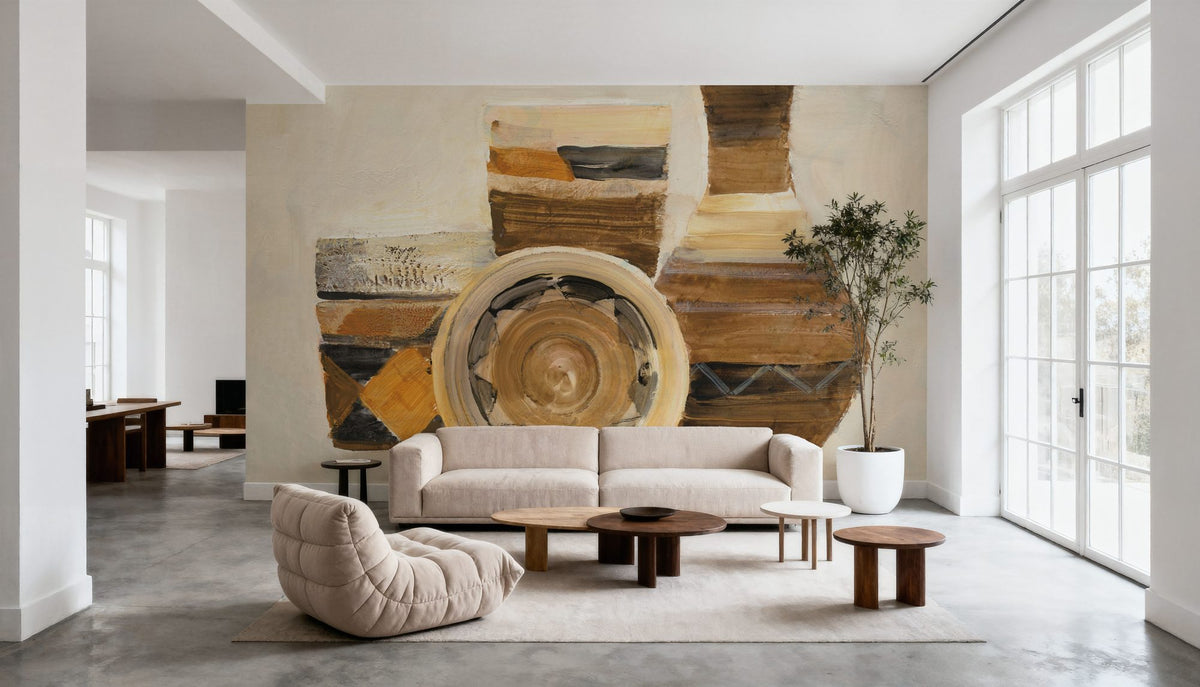 Desert Life Collected Mural Wallpaper - room preview 03