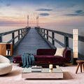 Strand Pier Panorama Mural Wallpaper - room preview 03